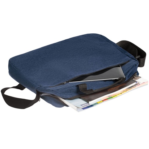 Конференц-сумка Member, темно-синяя фото 3