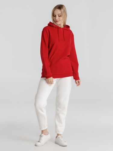 Толстовка с капюшоном унисекс Hoodie, красная фото 14