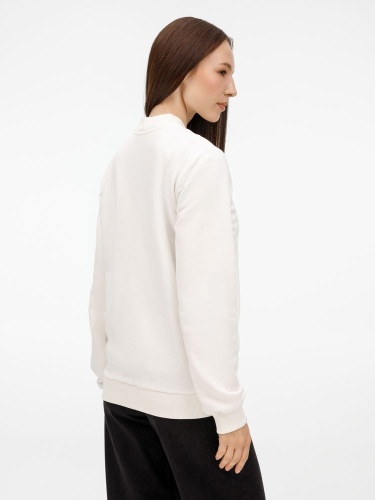 Бомбер унисекс Nuppu, молочно-белый фото 4