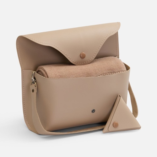 Плед Voyage в кофре, бежевый фото 2