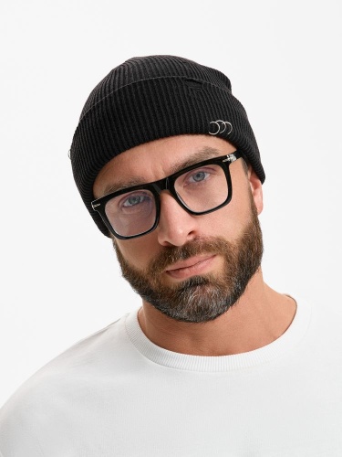 Шапка Ribelle, черная фото 3