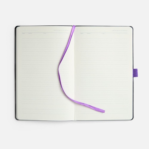 Ежедневник Lungo, недатированный, фиолетовый фото 4 Ежедневник Lungo, недатированный, фиолетовый фото 4
