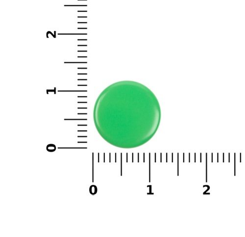 Кнопка Clavis, M, зеленый неон фото 2