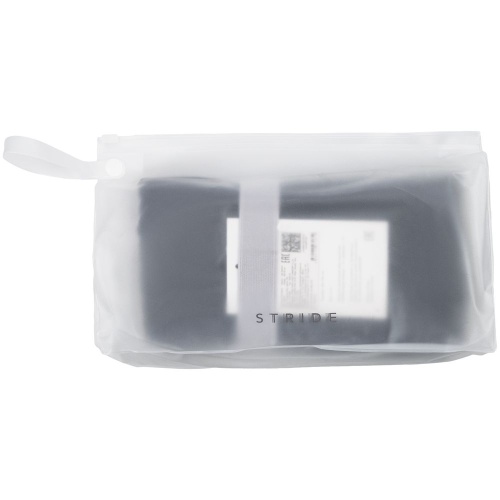 Спортивное полотенце Vigo Medium, черное фото 6 Спортивное полотенце Vigo Medium, черное фото 6