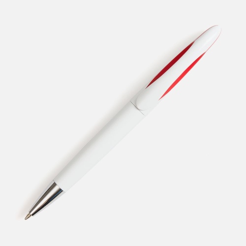 Ручка шариковая Nave, белая с красным фото 2 Ручка шариковая Nave, белая с красным фото 2