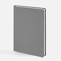 Ежедневник Flex Shall New, недатированный, темно-серый