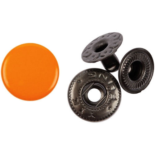 Кнопка Clavis, M, оранжевый неон фото 2