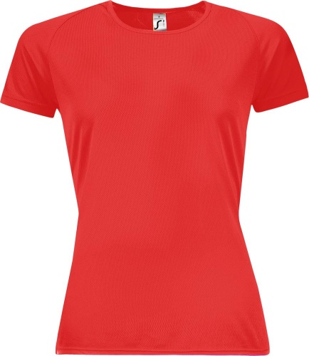 Футболка женская Sporty Women 140, красная фото 2