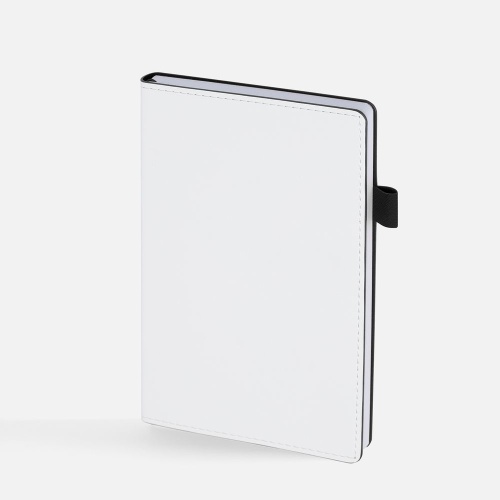 Ежедневник White Shall, недатированный, бело-черный фото 2