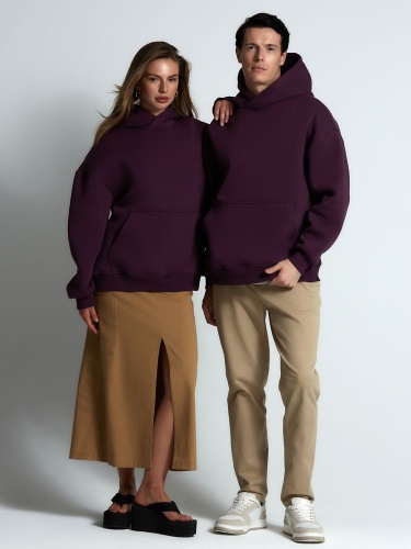 Худи Kulonga Oversize, фиолетовое фото 16