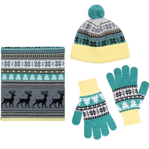 Шапка Mirakler, зеленая с желтым фото 3