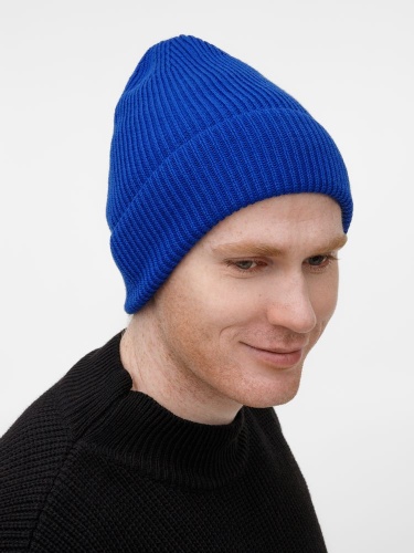 Шапка Nobilis Mono, ярко-синяя фото 3 Шапка Nobilis Mono, ярко-синяя фото 3