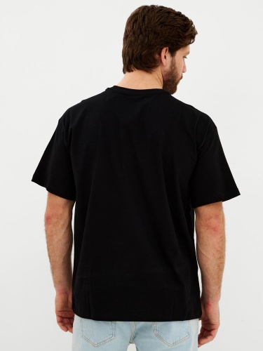 Футболка Oversize Premium, черная фото 5