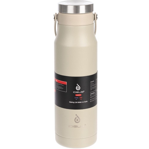 Термобутылка Tateyama, серо-бежевая фото 3 Термобутылка Tateyama, серо-бежевая фото 3