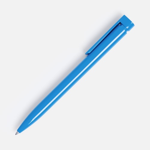 Ручка шариковая Liberty Polished, голубая фото 3