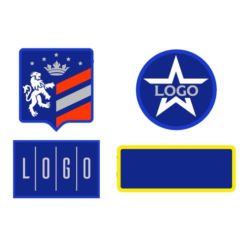 Шеврон из габардина Gabo M, синий