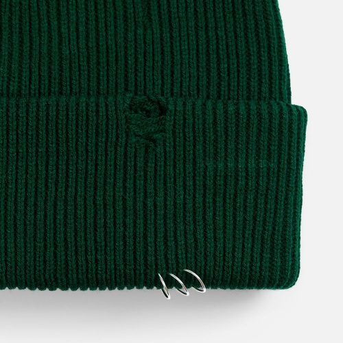 Шапка Ribelle, темно-зеленая (хвойная) фото 4 Шапка Ribelle, темно-зеленая (хвойная) фото 4