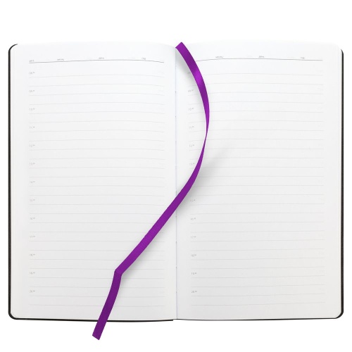 Ежедневник Knit, недатированный, фиолетовый фото 4