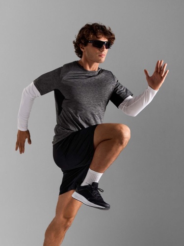 Футболка спортивная унисекс Storm, белая фото 8