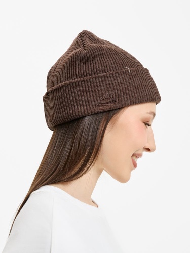 Шапка Ribelle, коричневый меланж фото 3