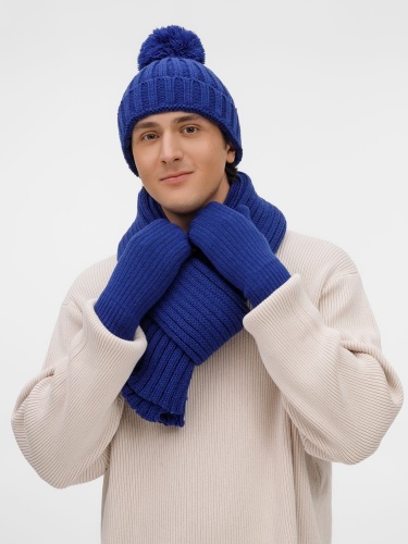 Шарф HappyGo, синий фото 6 Шарф HappyGo, синий фото 6