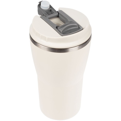 Термостакан Sapporo, белый (молочный) фото 3