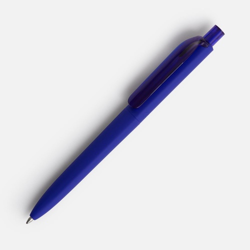 Ручка шариковая Prodir DS8 PRR-Т Soft Touch, синяя фото 2