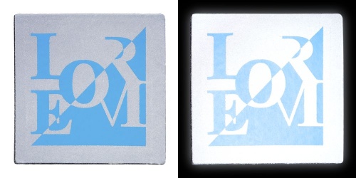 Лейбл светоотражающий Tao, L, серый фото 5