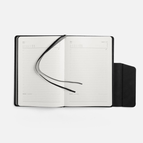 Ежедневник Leadmark, недатированный, черный фото 5 Ежедневник Leadmark, недатированный, черный фото 5