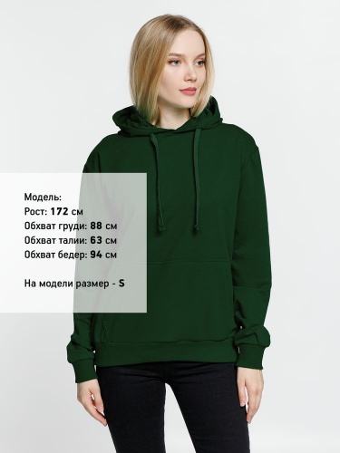 Худи Kirenga 2.0, темно-зеленое фото 4