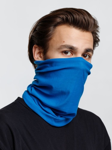 Многофункциональная бандана Dekko, синяя фото 3 Многофункциональная бандана Dekko, синяя фото 3