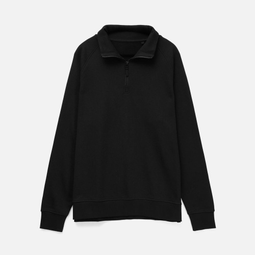 Толстовка унисекс S3, черная фото 2 Толстовка унисекс S3, черная фото 2