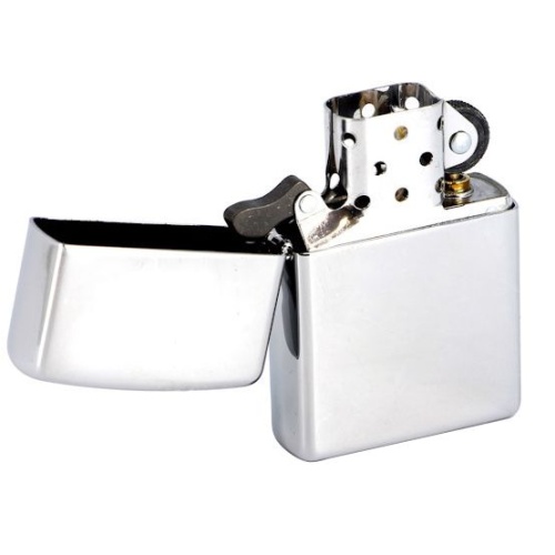 Зажигалка Zippo Classic High Polish, серебристая фото 3