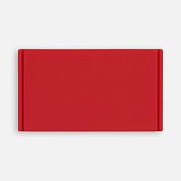 Лейбл из ПВХ Dzeta, M, красный