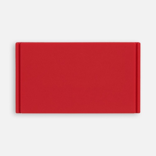 Лейбл из ПВХ Dzeta, M, красный