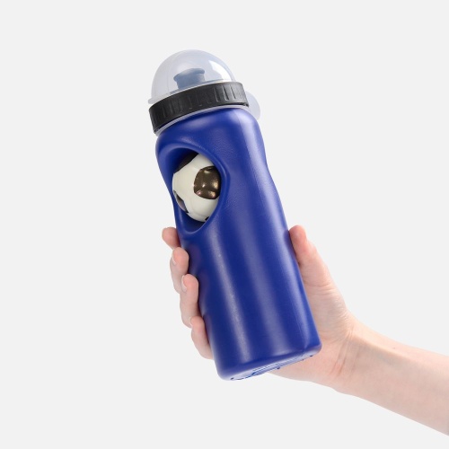 Бутылка с антистрессом Footballer, синяя фото 3