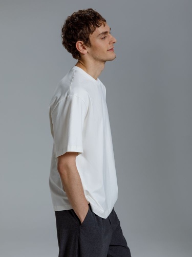 Футболка оверсайз Kangas, белая фото 3