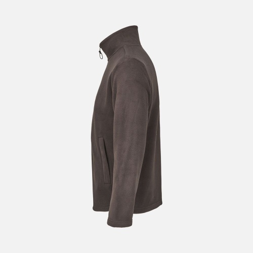 Куртка флисовая унисекс Nitro, коричневая фото 4 Куртка флисовая унисекс Nitro, коричневая фото 4