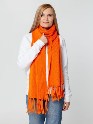 Шарф Flette, оранжевый (апельсин) фото 3 Шарф Flette, оранжевый (апельсин) фото 3