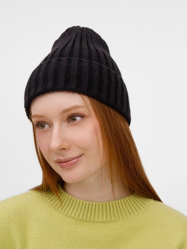 Шапка Faculty, черная фото 2 Шапка Faculty, черная фото 2