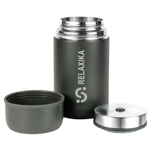 Термос для еды Relaxika 1000, хаки фото 3 Термос для еды Relaxika 1000, хаки фото 3