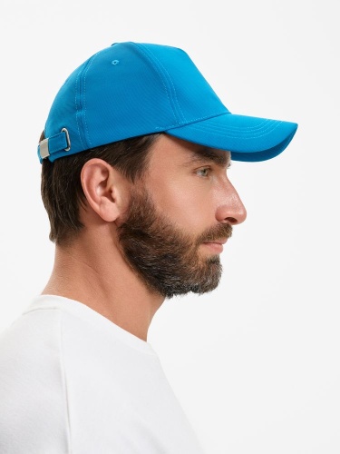 Бейсболка Yonkers, ярко-голубая фото 5