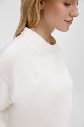 Футболка оверсайз унисекс Sinkopa, молочно-белая фото 5 Футболка оверсайз унисекс Sinkopa, молочно-белая фото 5