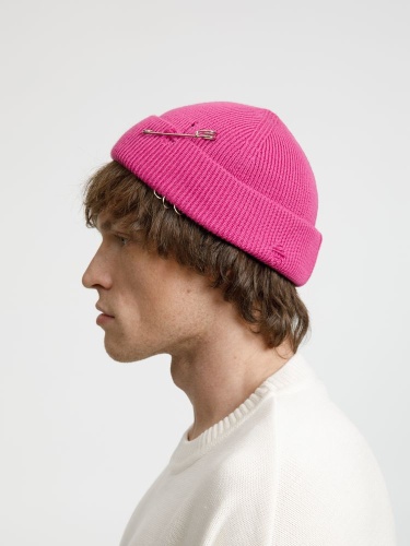Шапка Pricker, розовая (малиновая) фото 5