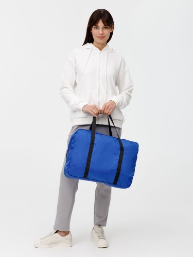 Спортивная сумка Ligero, синяя фото 3