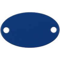 Шильдик металлический Alfa Oval, синий