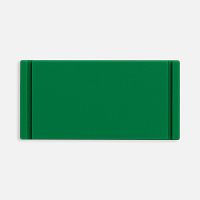 Лейбл из ПВХ Dzeta, XS, зеленый