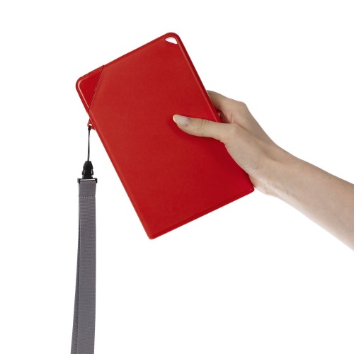 Плоская бутылка для воды Flacon, красная фото 4 Плоская бутылка для воды Flacon, красная фото 4