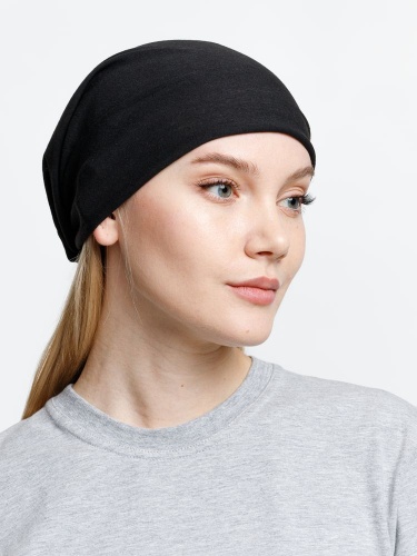 Многофункциональная бандана Dekko, черная фото 4 Многофункциональная бандана Dekko, черная фото 4