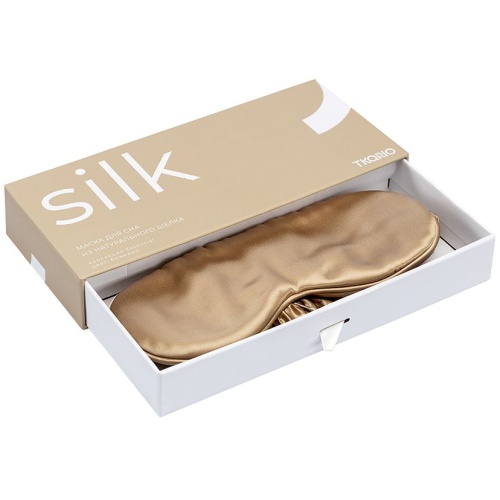 Маска для сна Essential, бежевая фото 2 Маска для сна Essential, бежевая фото 2